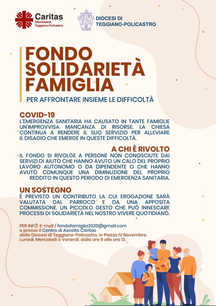 FONDO SOLIDARIETA' FAMIGLIA - per affrontare insieme le difficoltà